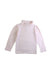 A Pink Long Sleeve Tops from Jacadi in size 4T for girl. (Front View)