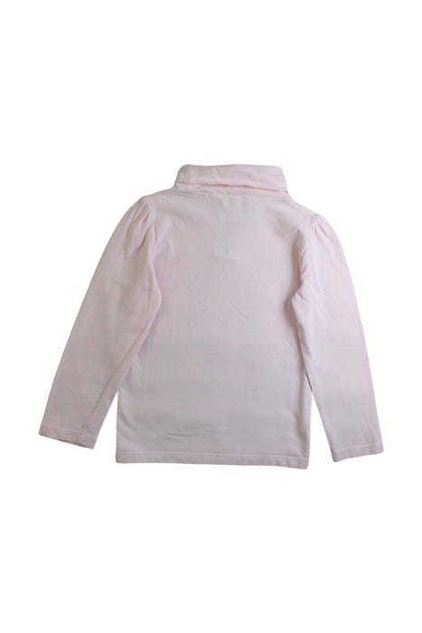 A Pink Long Sleeve Tops from Jacadi in size 4T for girl. (Back View)