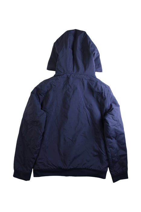 A Navy Rain Jackets from Jacadi in size 12Y for boy. (Back View)