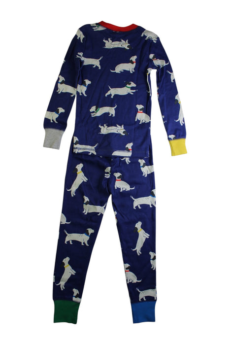 A Navy Pyjama Sets from Boden in size 5T for boy. (Back View)