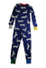 A Navy Pyjama Sets from Boden in size 5T for boy. (Back View)
