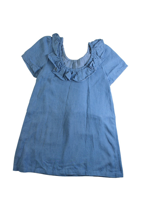 A Blue Short Sleeve Dresses from The Marc Jacobs in size 6T for girl. (Back View)