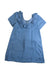 A Blue Short Sleeve Dresses from The Marc Jacobs in size 6T for girl. (Back View)