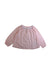 A Pink Long Sleeve Tops from Jacadi in size 4T for girl. (Front View)