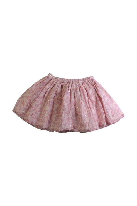 A Pink Short Skirts from Velveteen in size 4T for girl. (Back View)