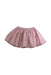 A Pink Short Skirts from Velveteen in size 4T for girl. (Back View)