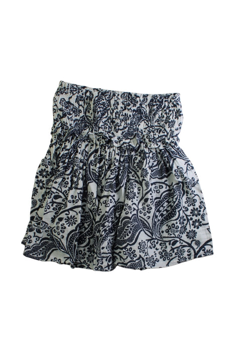 A White Mid Skirts from the new society in size 10Y for girl. (Front View)