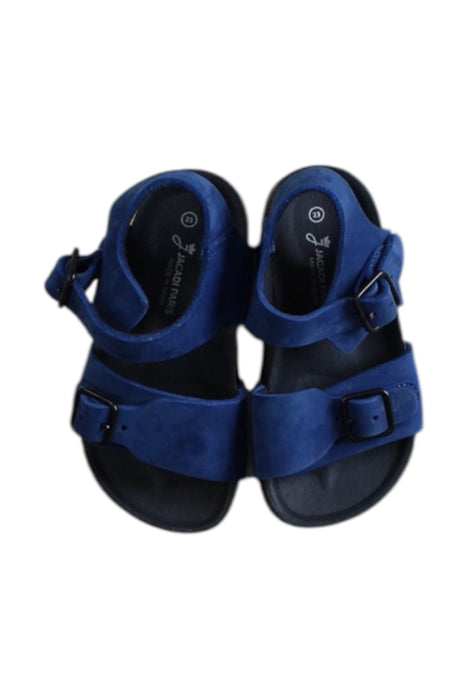A Blue Sandals from Jacadi in size 18-24M for boy. (Back View)