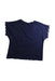 A Navy Sleeveless Tops from Seed in size 5T for girl. (Back View)