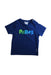 A Blue Short Sleeve T Shirts from Jacadi in size 3T for boy. (Front View)
