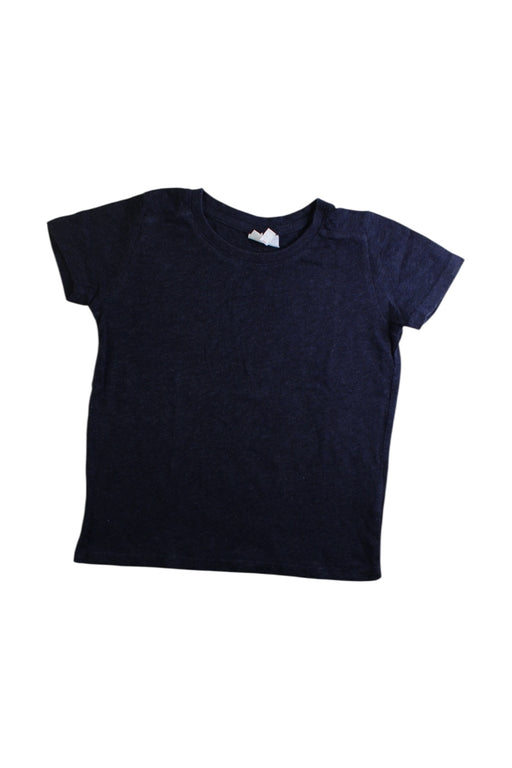A Navy Short Sleeve T Shirts from Seed in size 4T for neutral. (Front View)