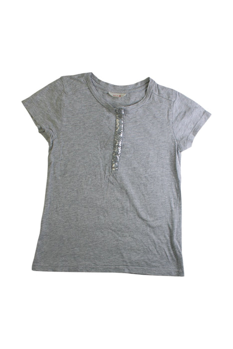 A Grey Short Sleeve T Shirts from Seed in size 7Y for girl. (Front View)