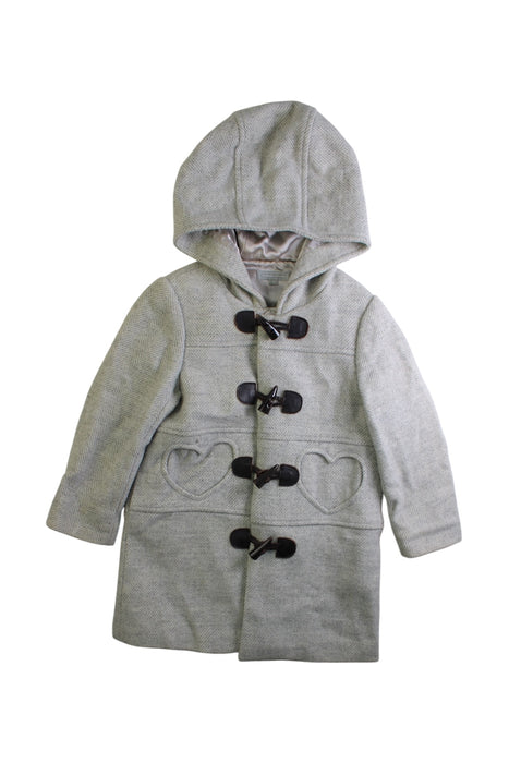 A Grey Coats from Nicholas & Bears in size 3T for girl. (Front View)