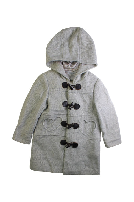 A Grey Coats from Nicholas & Bears in size 3T for girl. (Front View)