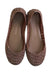 A Brown Flats from Mini Melissa in size 6T for girl. (Back View)