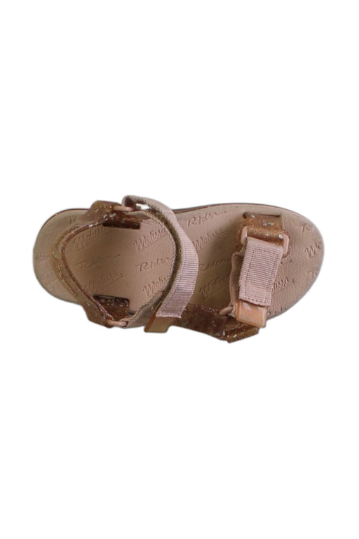 A Beige Sandals from Melissa in size 6T for girl. (Front View)