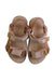 A Beige Sandals from Melissa in size 6T for girl. (Back View)