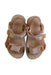 A Beige Sandals from Melissa in size 6T for girl. (Back View)