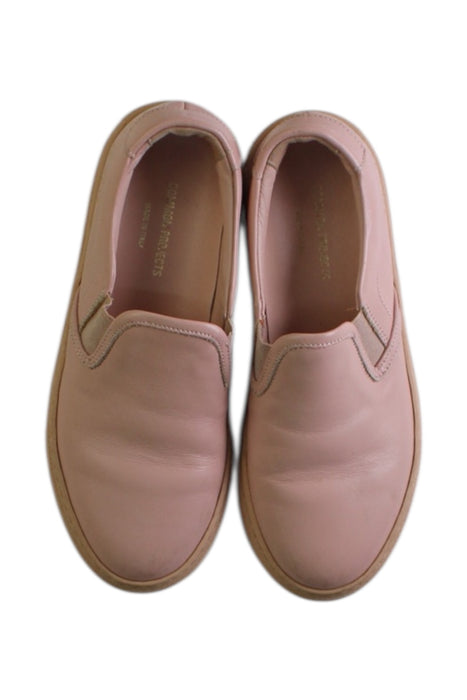 A Pink Slip Ons from Common Projects in size 6T for girl. (Back View)