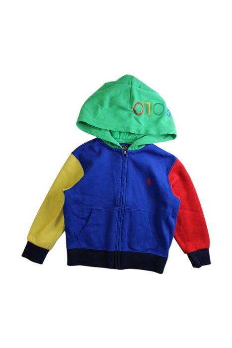 A Multicolour Zippered Sweatshirts from Polo Ralph Lauren in size 2T for boy. (Front View)