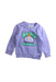 A Purple Crewneck Sweatshirts from Adidas in size 18-24M for boy. (Front View)