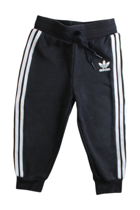 A Black Sweatpants from Adidas in size 18-24M for boy. (Front View)