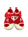A Red Sandals from Adidas in size 4T for girl. (Front View)