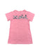 A Pink Short Sleeve Dresses from X-Girl Stages in size 4T for girl. (Back View)