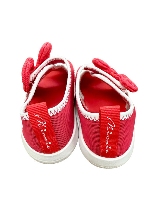 A Red Sandals from Adidas in size 4T for girl. (Back View)