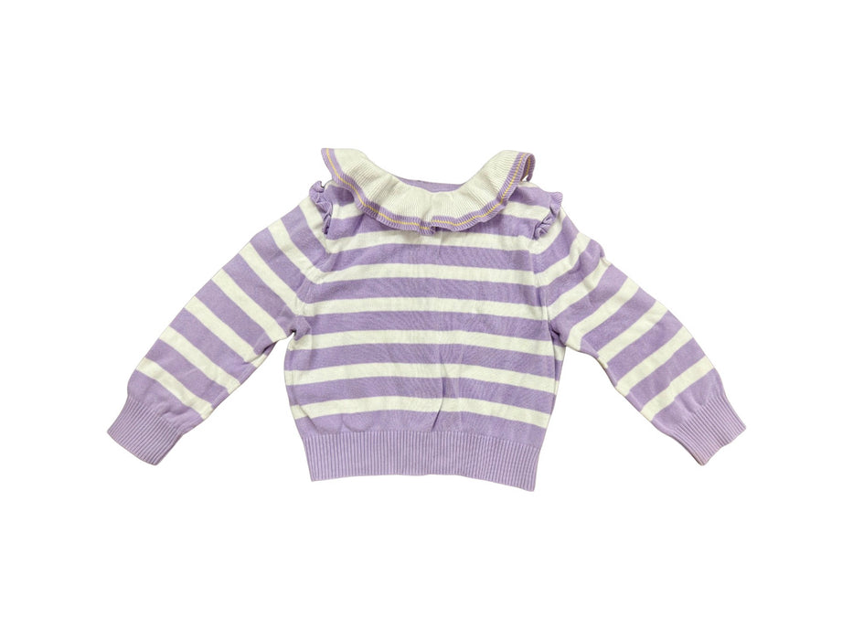 A Purple Cardigans from Nicholas & Bears in size 4T for girl. (Back View)
