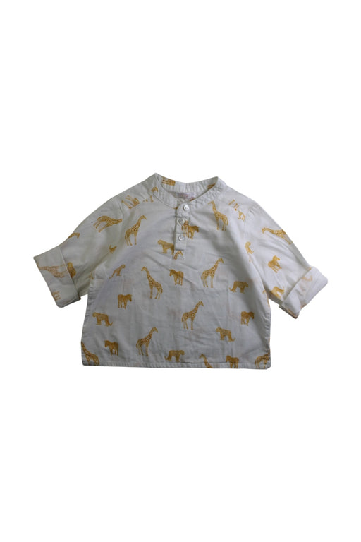 A White Long Sleeve Tops from Laingo in size 18-24M for boy. (Front View)