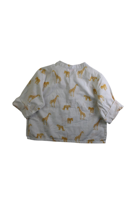 A White Long Sleeve Tops from Laingo in size 18-24M for boy. (Back View)