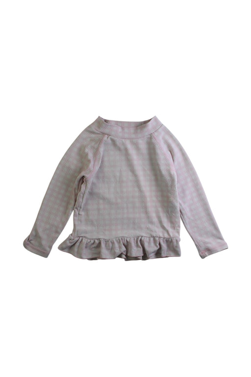 A Pink Long Sleeve Tops from Seed in size 12-18M for girl. (Front View)