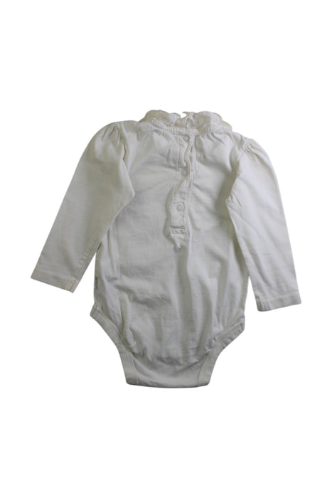A White Sleeveless Bodysuits from Jojo Maman Bébé in size 12-18M for girl. (Back View)