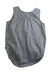 A Blue Sleeveless Bodysuits from Bonpoint in size 12-18M for girl. (Back View)