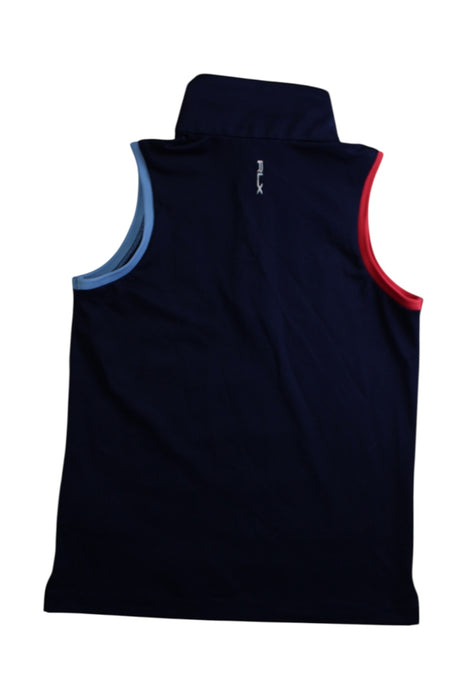 A Navy Active Tops from Ralph Lauren in size 7Y for girl. (Back View)