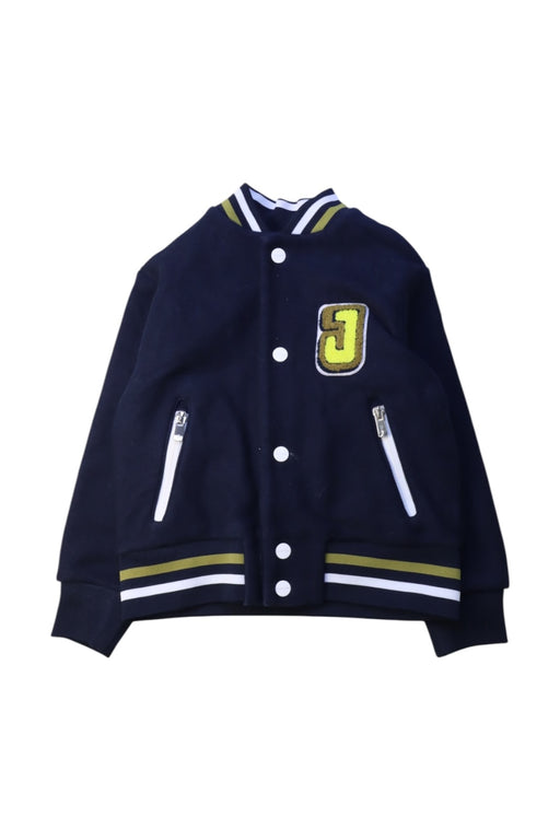 A Navy Lightweight Jackets from Jacadi in size 4T for boy. (Front View)