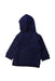 A Navy Hooded Sweatshirts from Jacadi in size 3-6M for boy. (Back View)