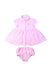 A Pink Dress Sets from Ralph Lauren in size 3-6M for girl. (Front View)