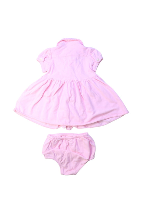 A Pink Dress Sets from Ralph Lauren in size 3-6M for girl. (Back View)