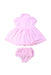 A Pink Dress Sets from Ralph Lauren in size 3-6M for girl. (Back View)
