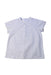 A Blue Short Sleeve Shirts from Bonpoint in size 3T for boy. (Front View)