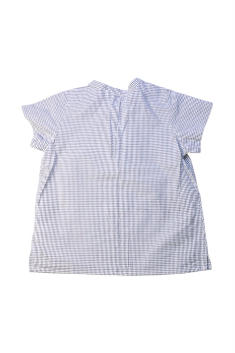 A Blue Short Sleeve Shirts from Bonpoint in size 3T for boy. (Back View)