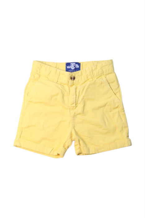 A Yellow Shorts from Thomas Brown in size 3T for boy. (Front View)