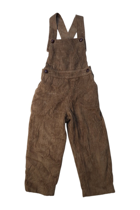 A Brown Long Overalls from Pepa London in size 3T for boy. (Front View)