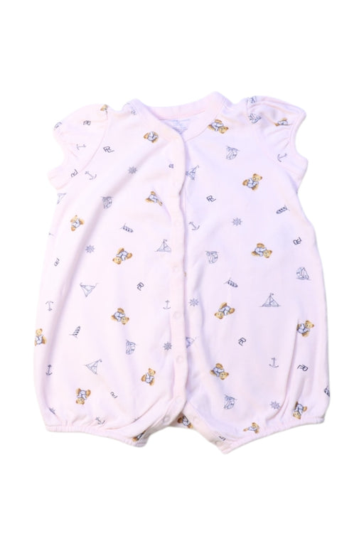 A White Sleeveless Rompers from Ralph Lauren in size 6-12M for girl. (Front View)