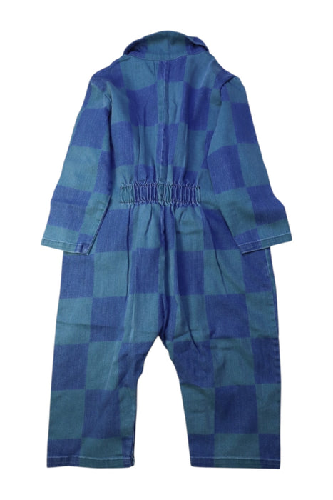 A Blue Long Sleeve Jumpsuits from Bobo Choses in size 2T for girl. (Back View)