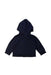A Navy Hooded Sweatshirts from Armani in size 3-6M for girl. (Back View)