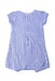 A Blue Short Sleeve Rompers from Terre De Marins in size 0-3M for girl. (Back View)
