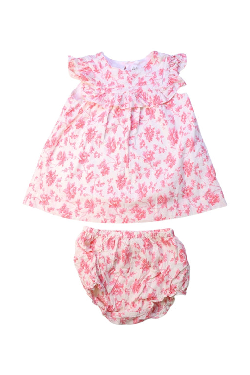 A Pink Dress Sets from Bonpoint in size 3-6M for girl. (Front View)